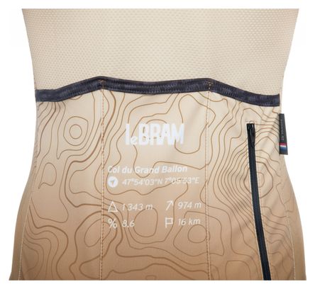 Maillot Manches Courtes Femme Grand Ballon Sable Coupe Ajustée