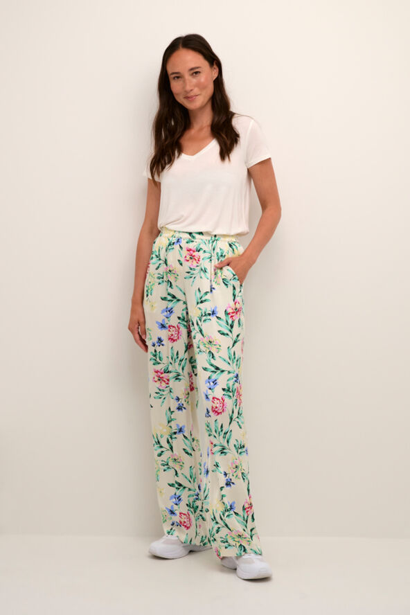 Culture CUjulie Pants Green/red flower