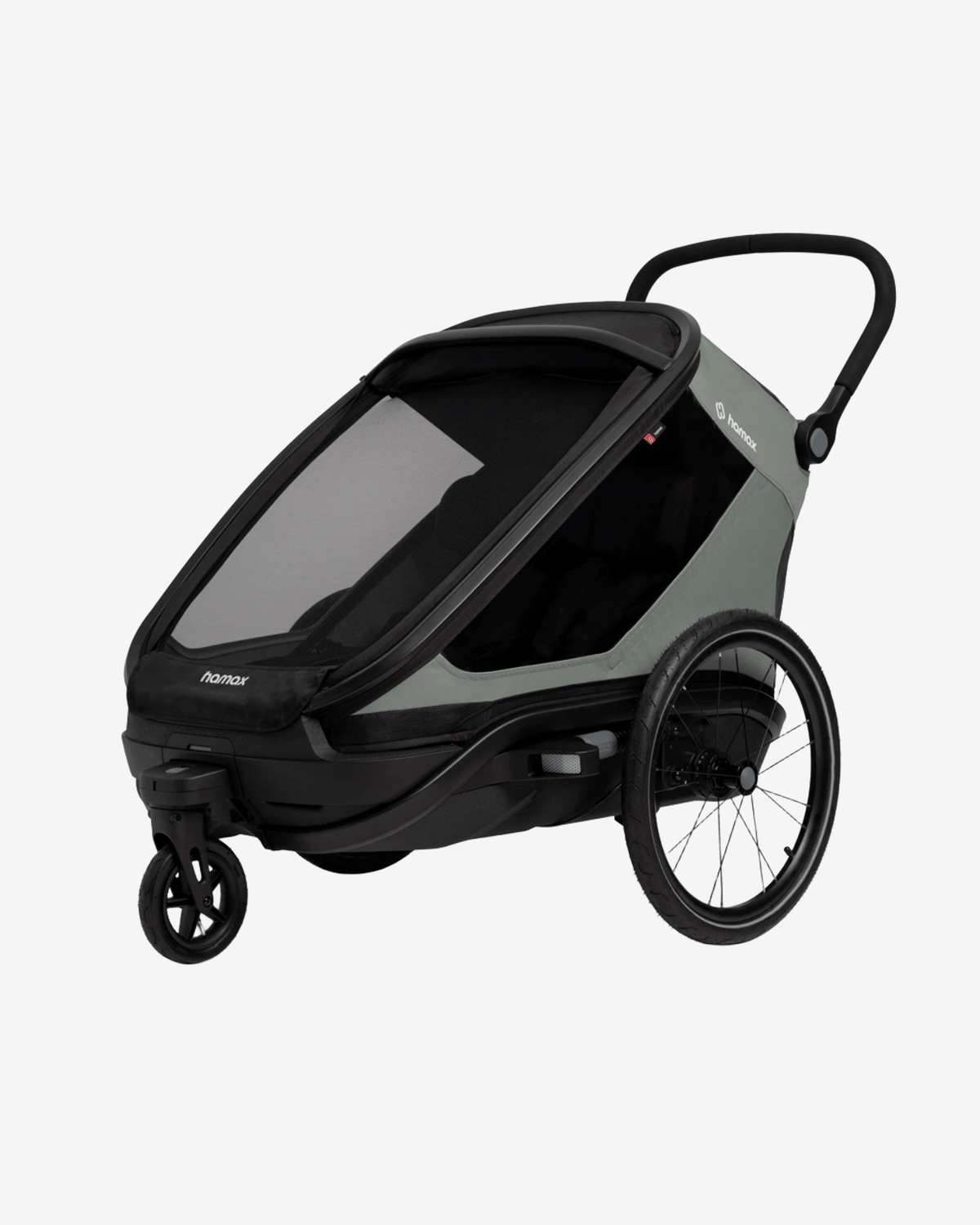 Hamax Outback Next Sykkelvogn & Barnevogn, 2-Seter | Double Bicycle Trailer