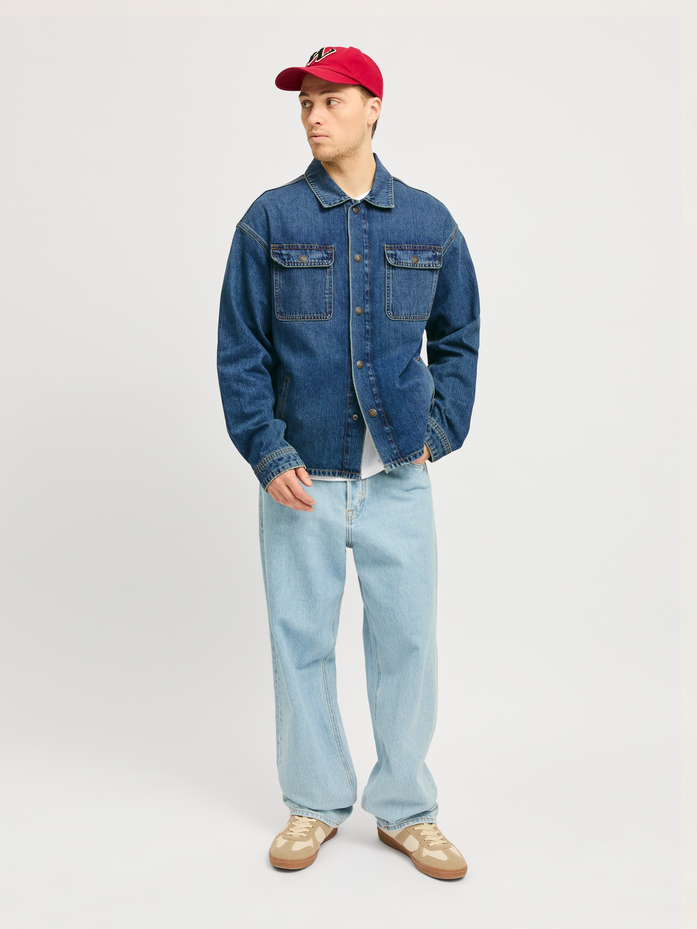 Jack & Jones Jeanshemd »JJICHASE JJOVERSHIRT MF 903 SN«