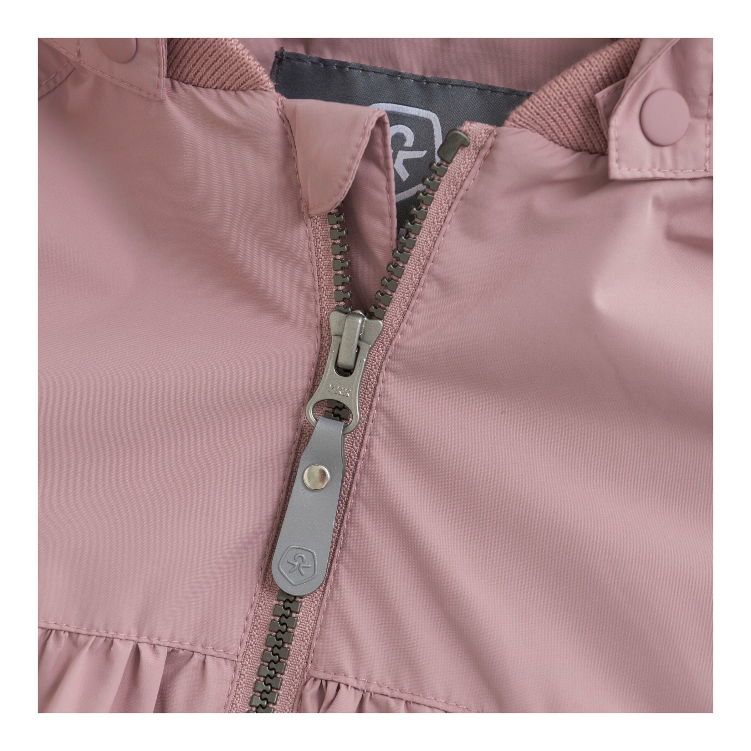 Colorkids Regenjacke mit abnehmbarer Kapuze altrosa