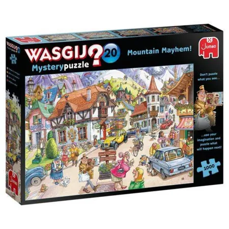 Jumbo Spiele Puzzle - Wasgij Mystery 20 Idylle in den Bergen! 1000 Teile