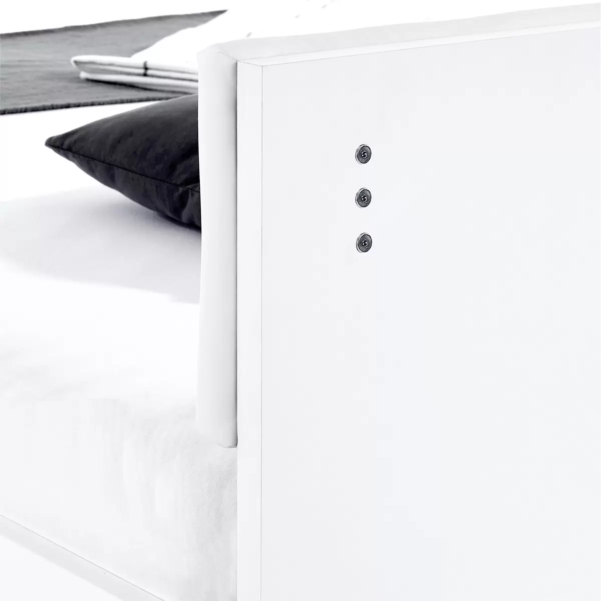 Futonbett Lucca 180 x 200 grau,weiss