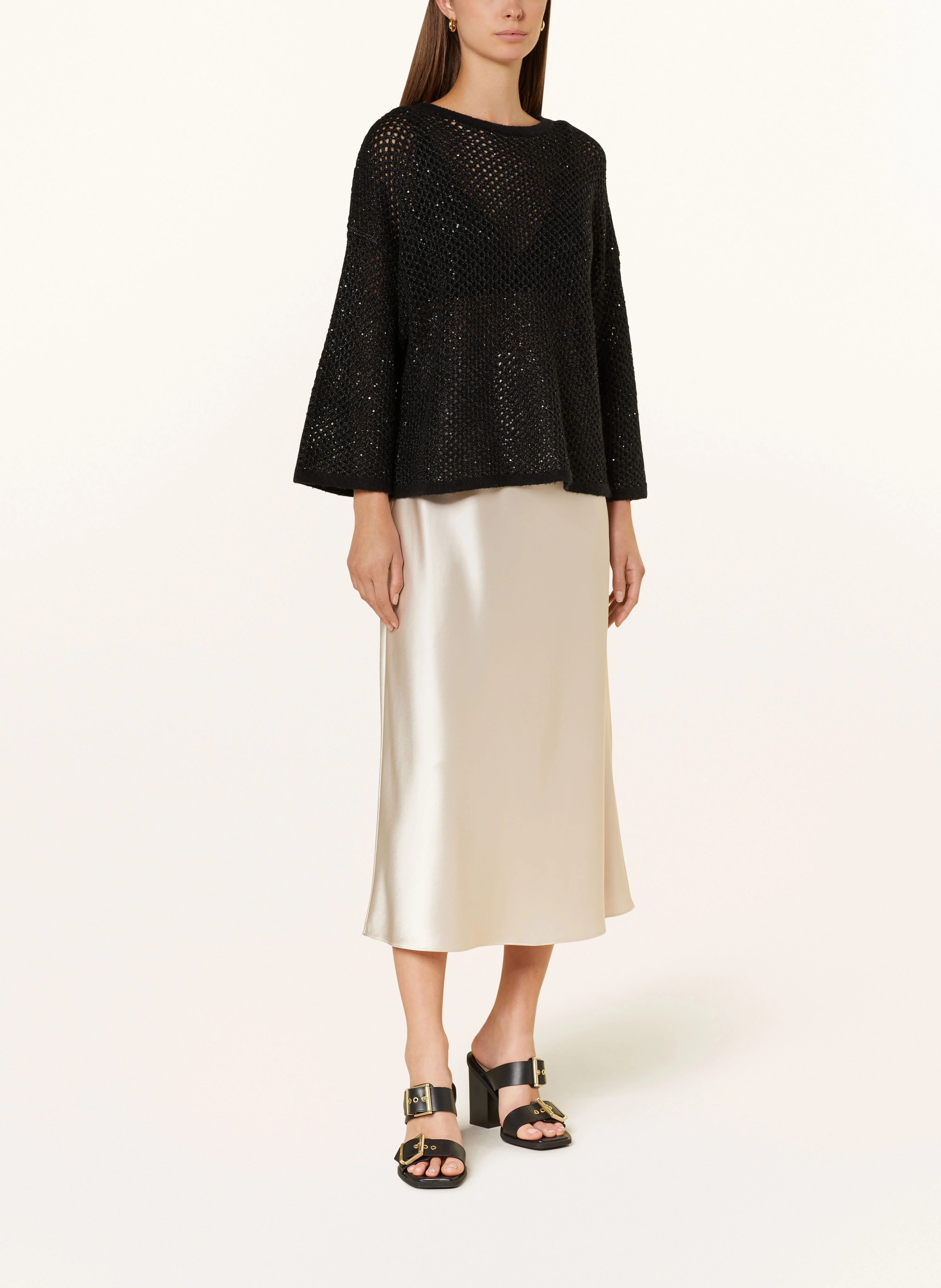 Princess GOES HOLLYWOOD Pullover mit Paillettenbesatz