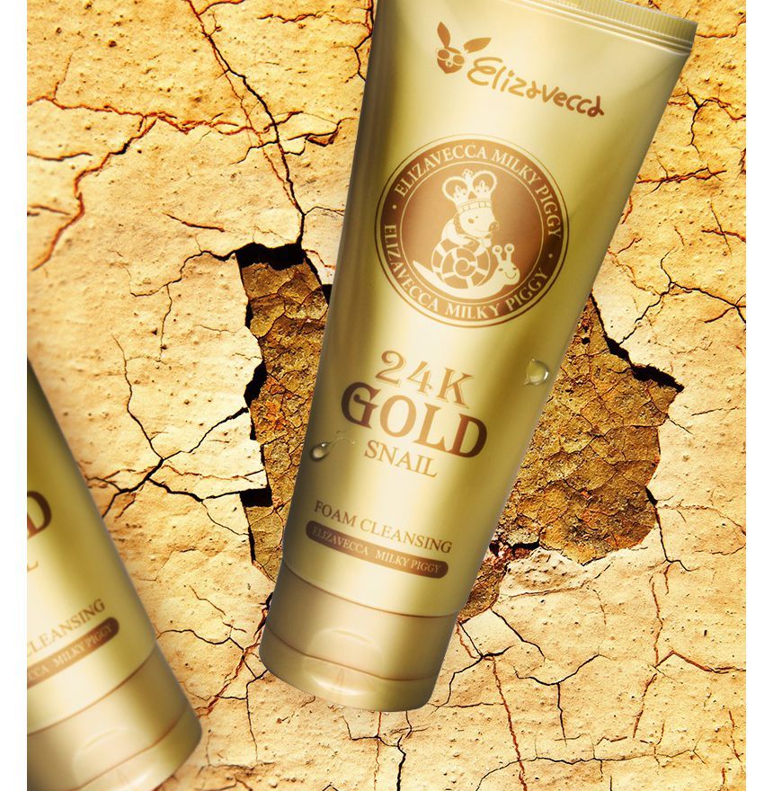 Elizavecca - Milky Piggy 24K Gold Snail Foam Cleansing 180ml