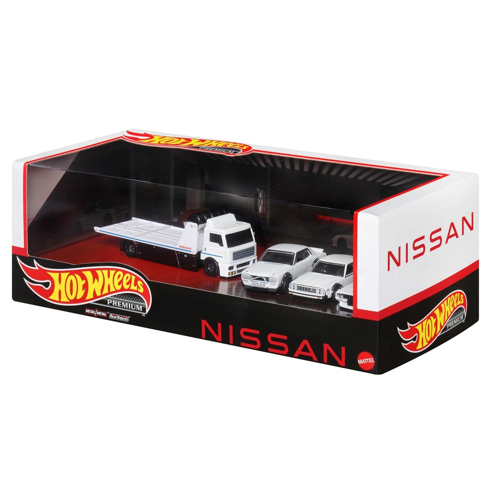 Hot Wheels Premium Nissan Sammler-Display 4er-Pack