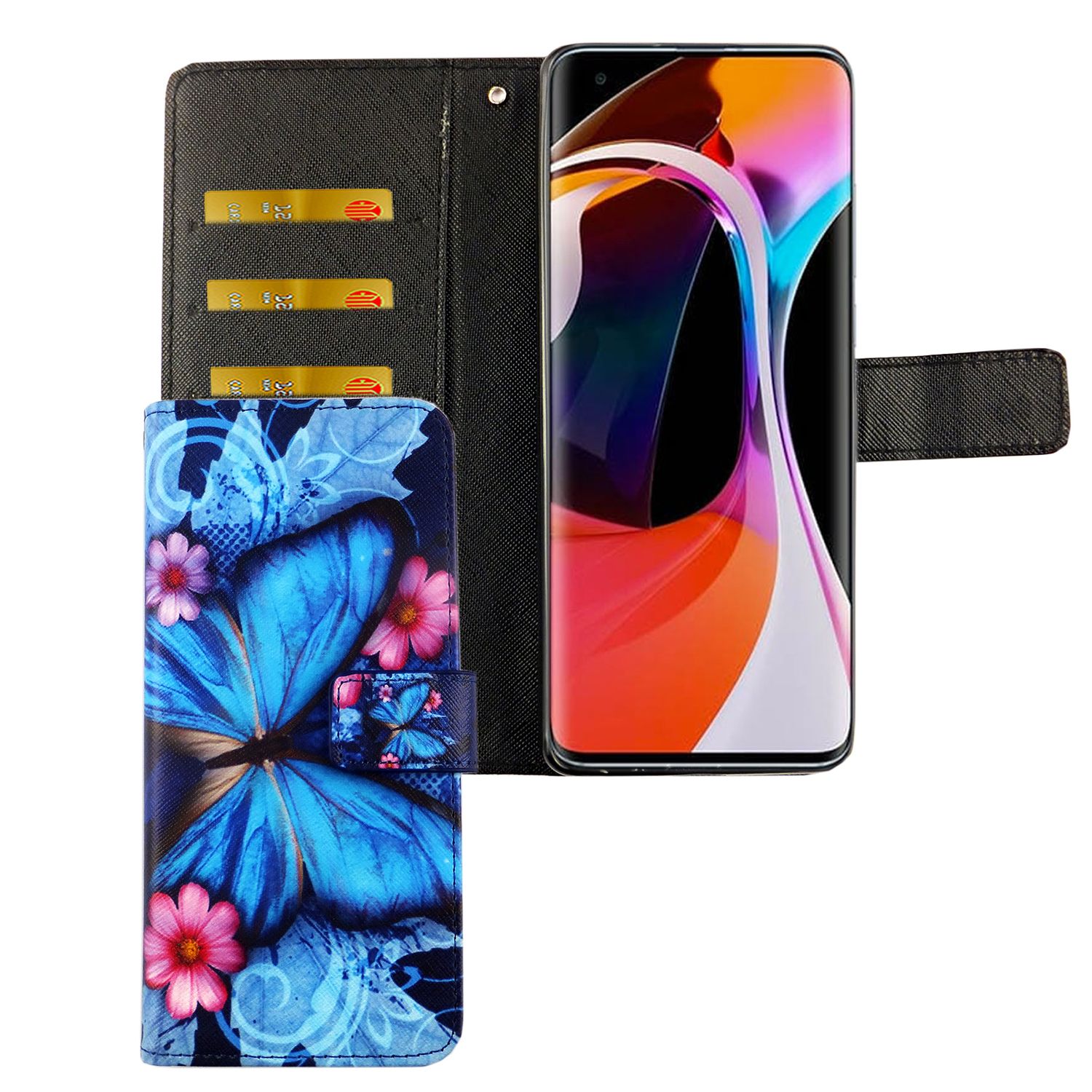 Handyhülle für Xiaomi Mi 10 Case Cover Schutztasche Schutzhülle Bookstyle Neu