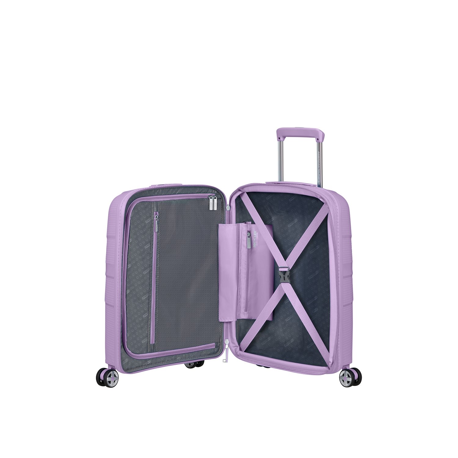 American Tourister Starvibe Spinner 55 EXP digital lavender