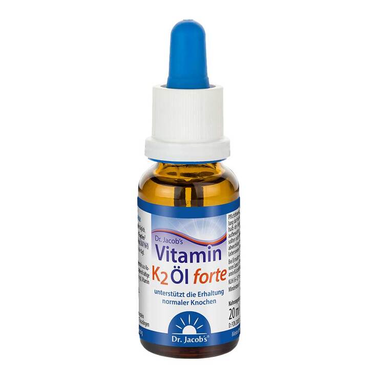 Vitamin K2 Öl forte 200µg all-trans MK7 Dr. Jacobs, 20 ml