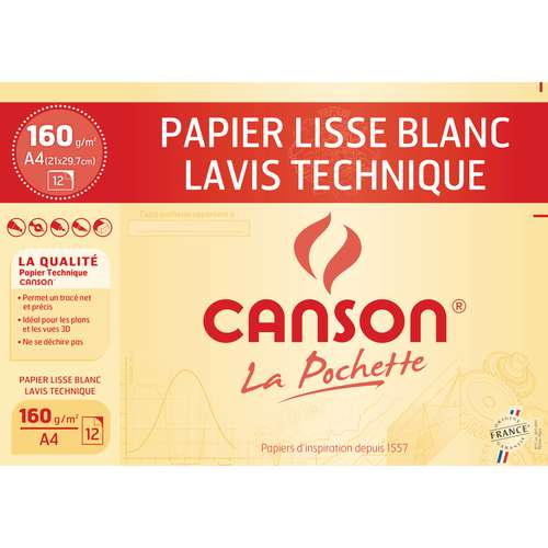 CANSON® Lavis Technique technisches Zeichenpapier