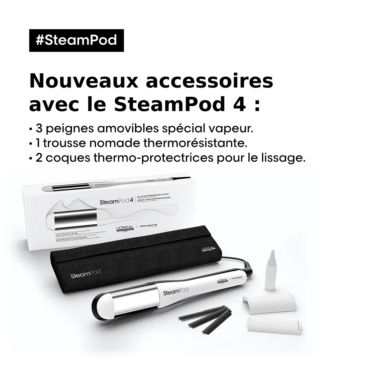 Pack Steampod 4.0   Soin Lissant