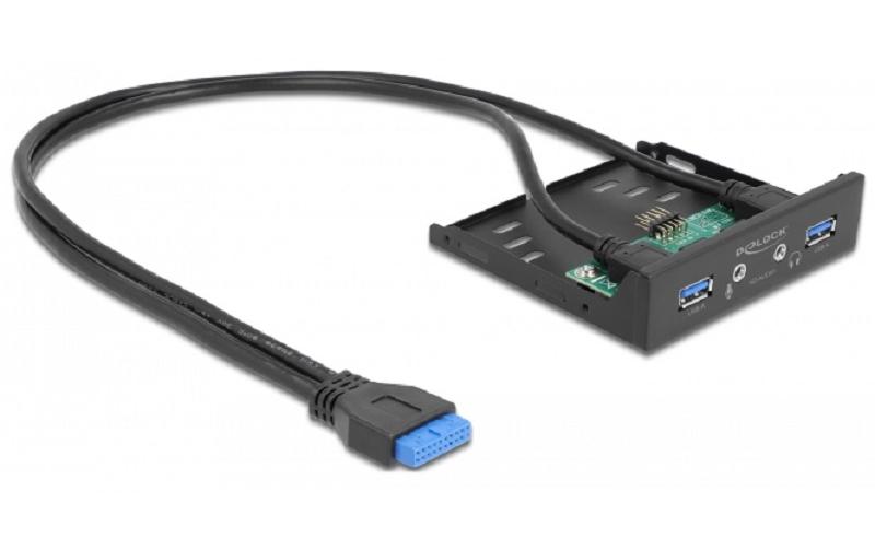 Front Panel 64150 2x USBFront-Panel mit zwei USB-3.0- und zwei 3.5mm Klinkenbuchsen