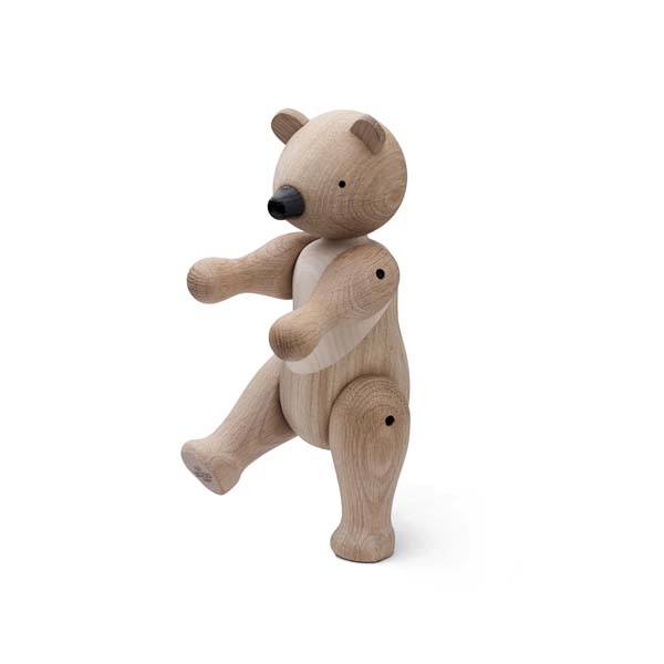 Kay Bojesen  Bjørn ubehandlet eg/ahorn - H: 25 cm.
