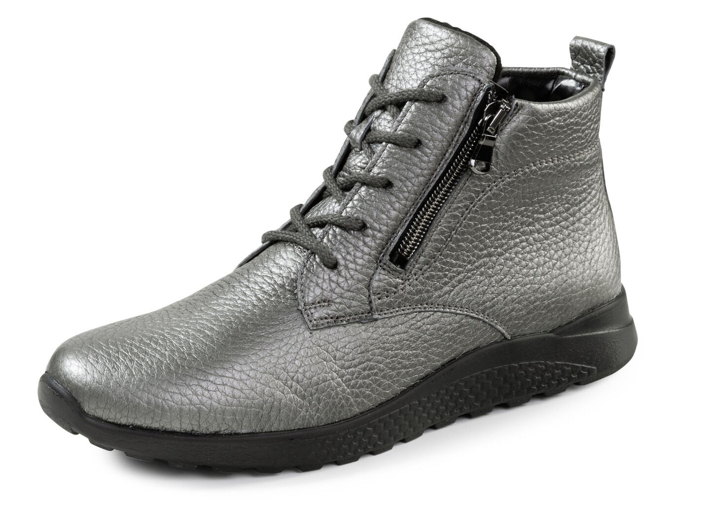 Waldläufer, bequeme Damen-Stiefeletten, Winterschuhe, Weite H, aus Hirschleder