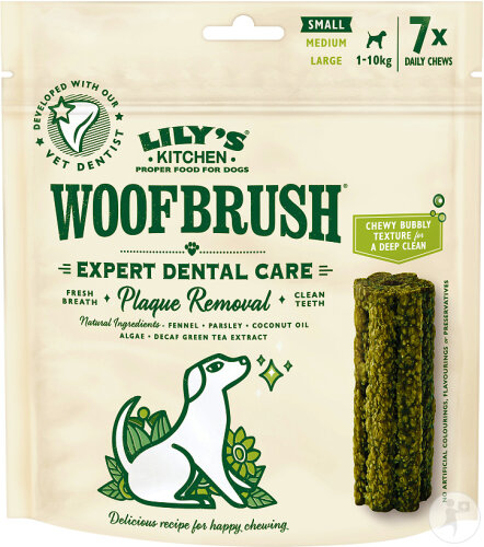 Lily's Kitchen Woofbrush Bâtonnets À Mâcher Pour Petit Chien 7x22g