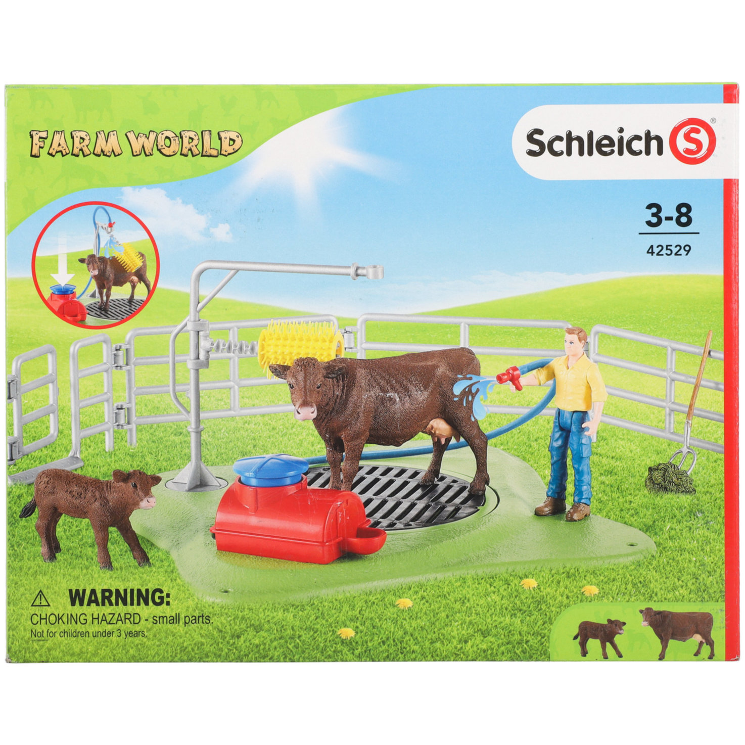 Kuh Waschstation