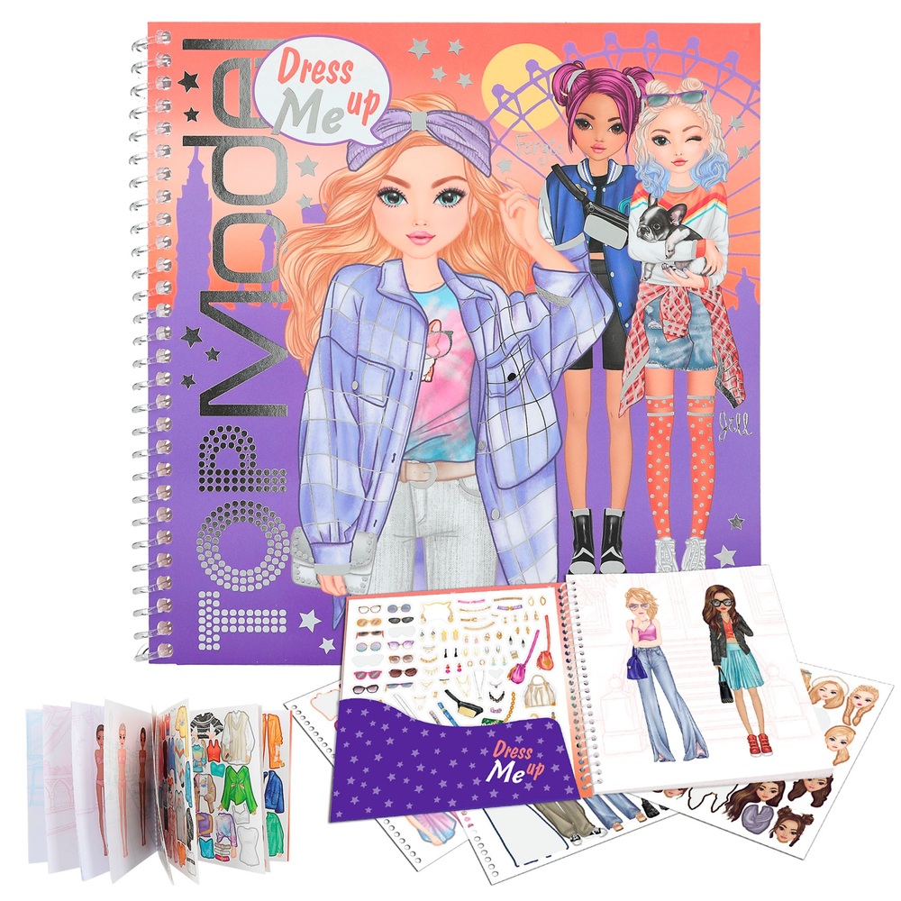 TOPModel Anzieh-Stickerbuch