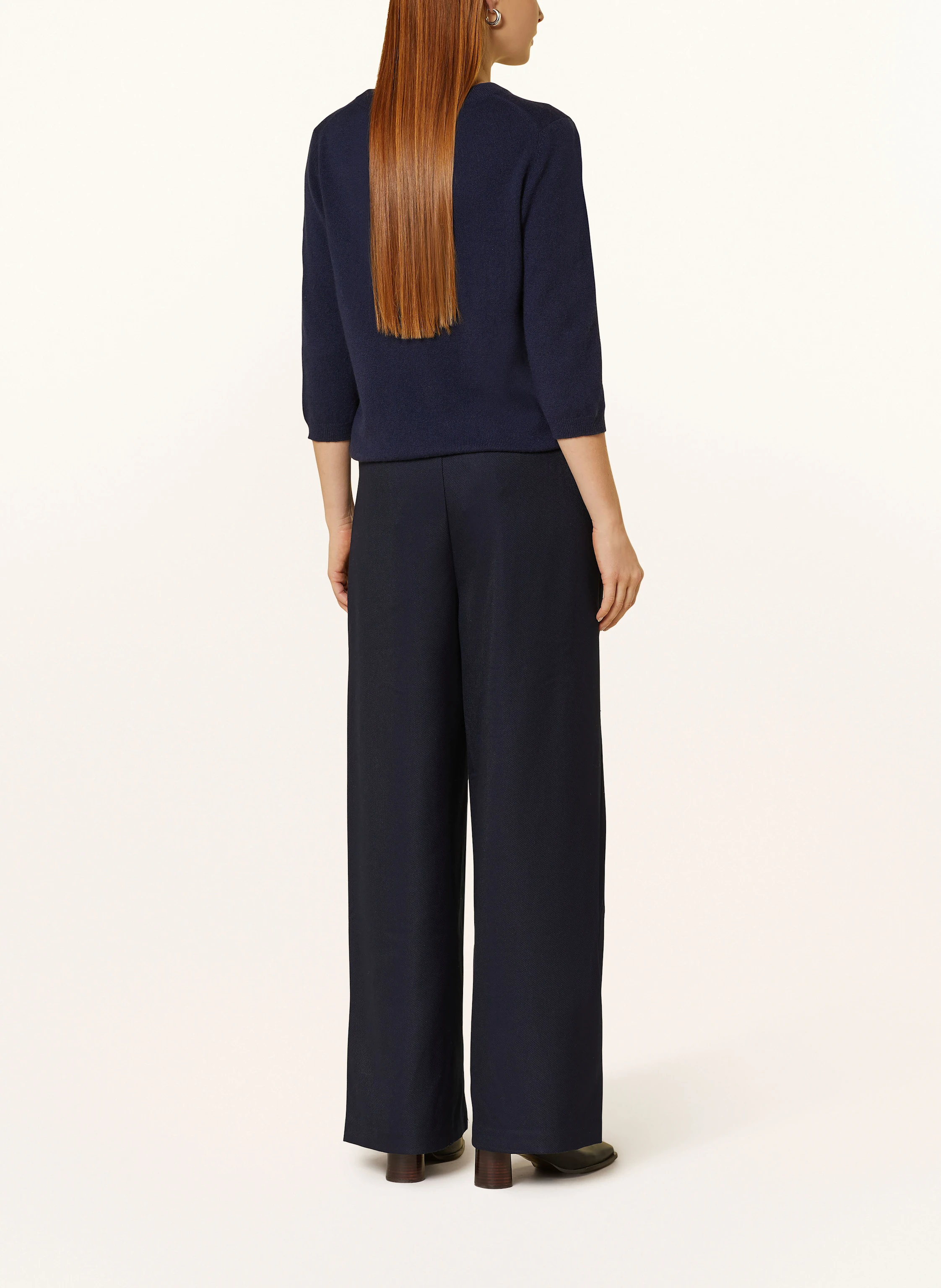 darling harbour Cashmere-Pullover mit 3/4-Arm