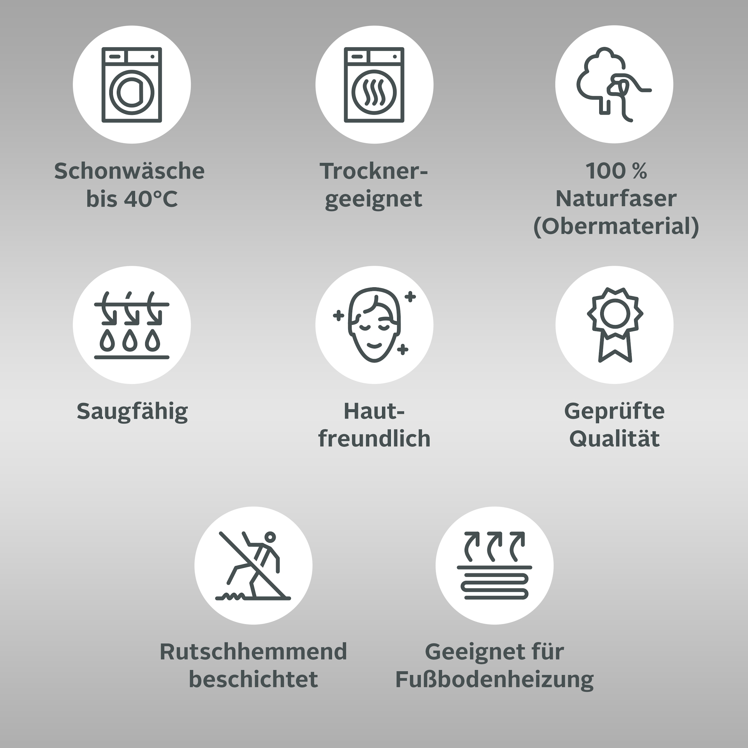 andas Badematte »Marie« Höhe 13 mm rutschhemmend beschichtet fussbodenheizungsgeeignet | strapazierfähig Badteppich, Stern Motiv, Hoch-Tief-Struktur, auch als Set