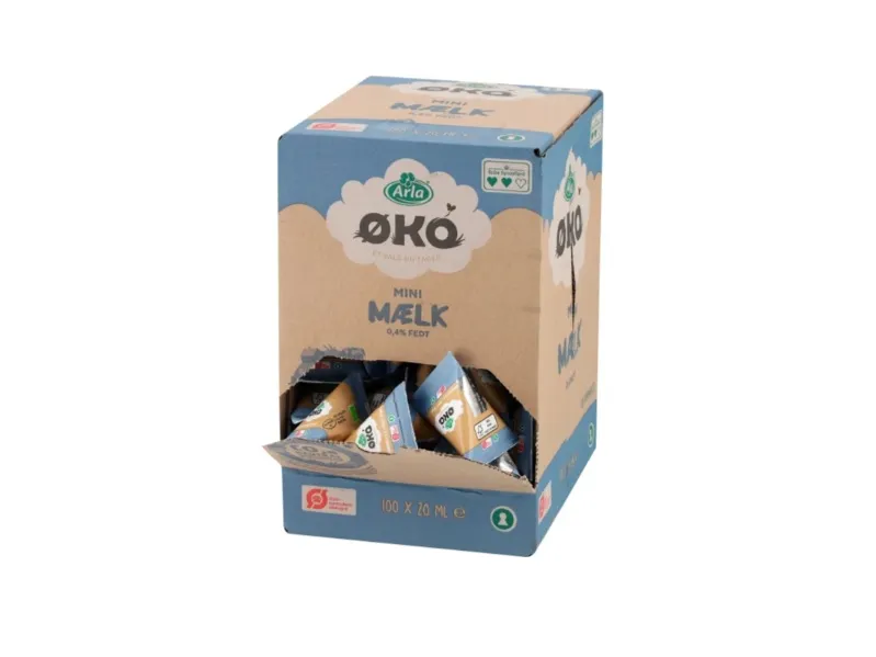 Kaffemælk Arla® Økologisk Minimælk 0,4%  - (100 stk.)