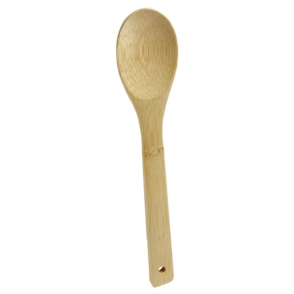 Spatule ronde en bambou naturel