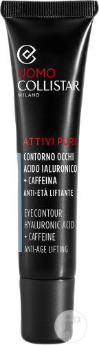 Collistar Homme Attivi Puri Contour Des Yeux Acide Hyaluronique + Caféine Anti-Âge Liftant Tube 15ml