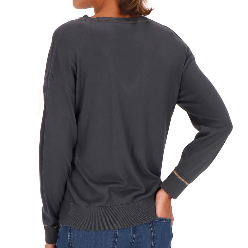 Les Tropéziennes Pull Bleu/Gris Femme Les Tropéziennes Solea
