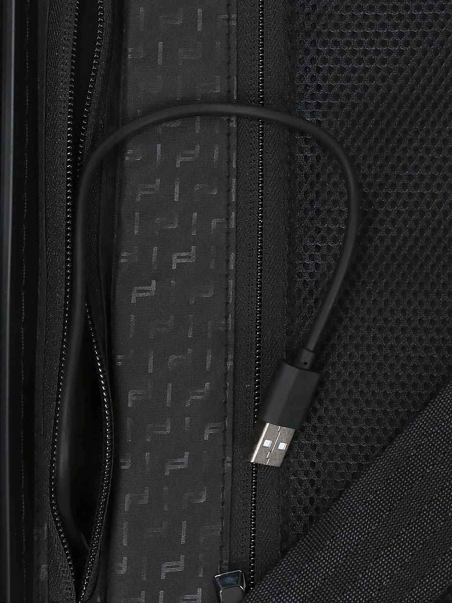 Valise Porsche Design Roadster Nylon Slim 55 cm - Poche Frontale