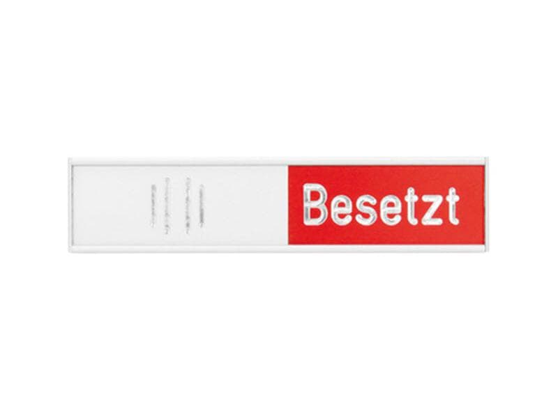 Franken Türschild Frei - Besetzt 10.2 cm x 2.7 cm Hinweisschild