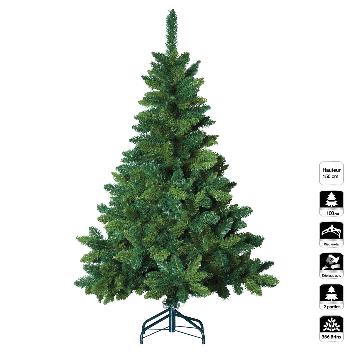 SAPIN BLOOMING VERT H.150CM