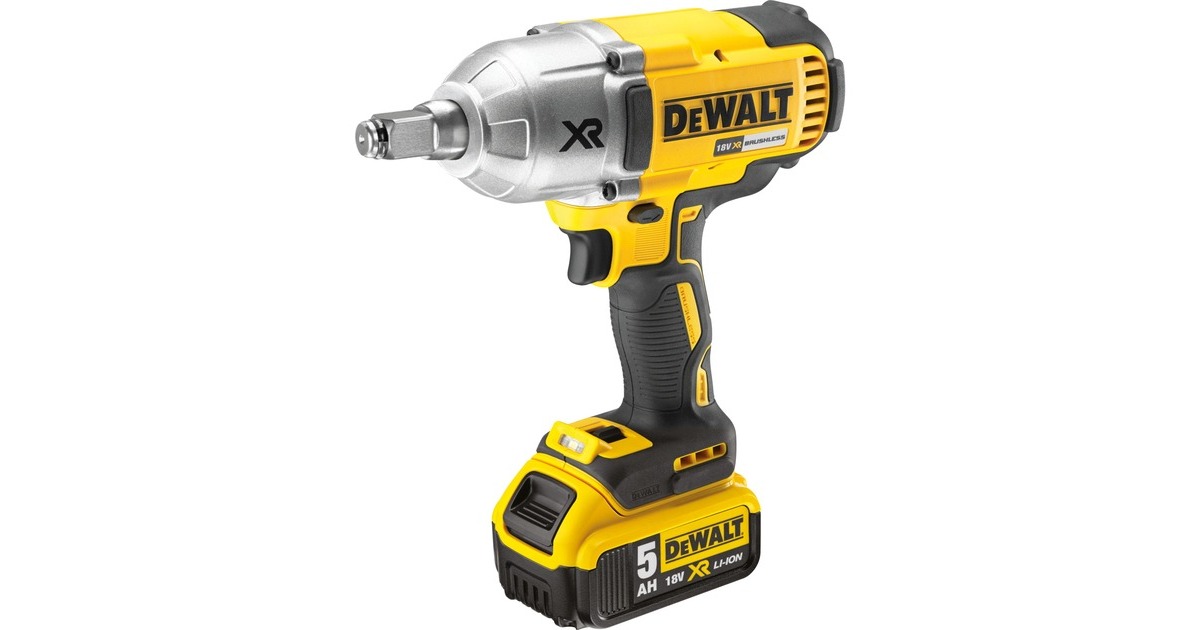 DEWALTDCF899HP2-QW Accu Slagmoersleutel 18V  (Geel/zwart, Incl. 2x Li-Ion XR Accu 5,0Ah, T STAK-Box II)