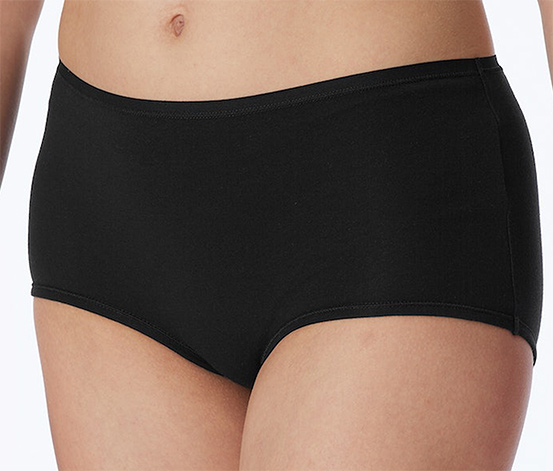 2 SCHIESSER Shorts mit Bio-Baumwolle, schwarz