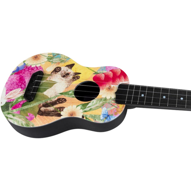 Flight Ultra Travel Series UTS-42 Summer Cat kunststof sopraan ukelele met hoes