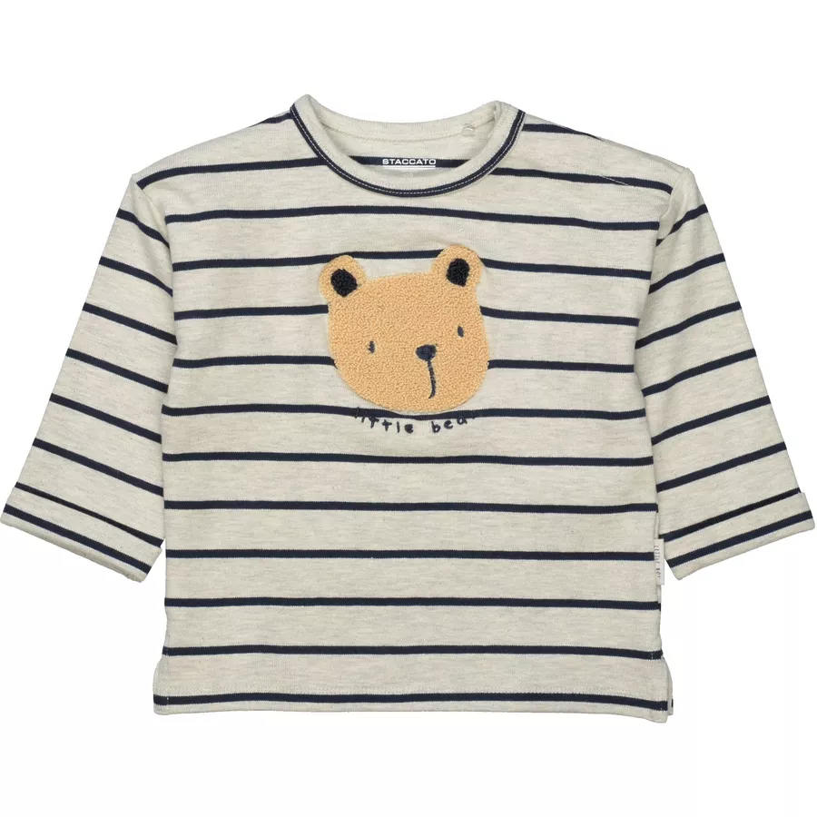 STACCATO Sweatshirt soft cream gestreift