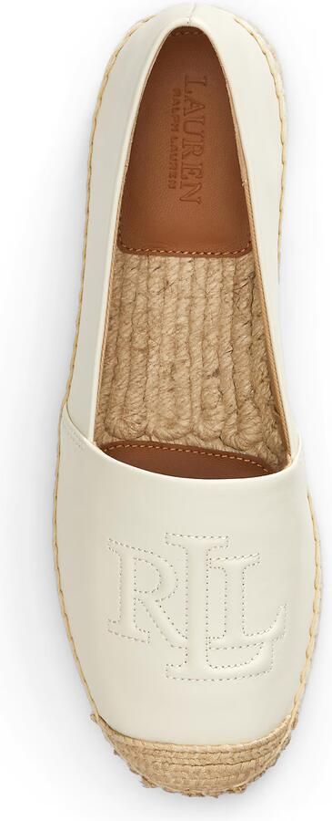 LAUREN RALPH LAUREN Espadrilles Dames Cameryn Lg 2 Maat: 37 Materiaal: Leer Kleur: Beige