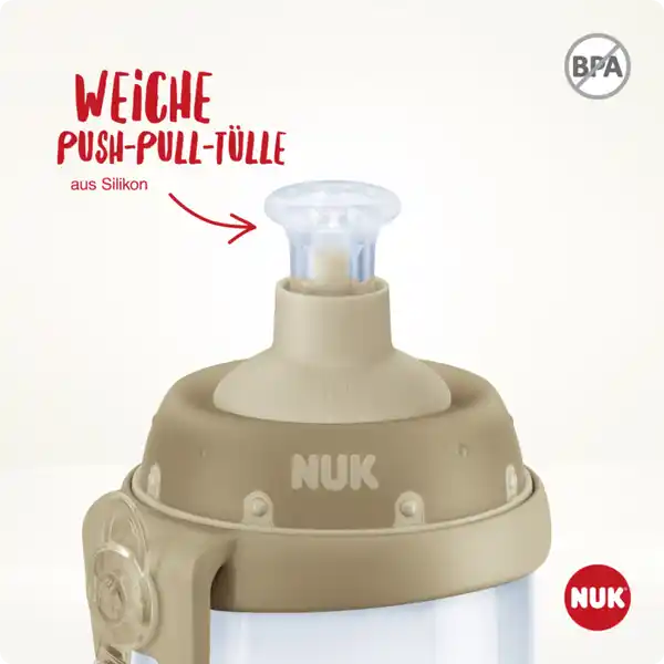 Junior Cup mit Push-Pull Tülle und Chamäleon Effekt 300 ml, Blau
