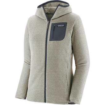 Patagonia R1 Air Full-Zip Hoody Fleecejacke Wool White Damen