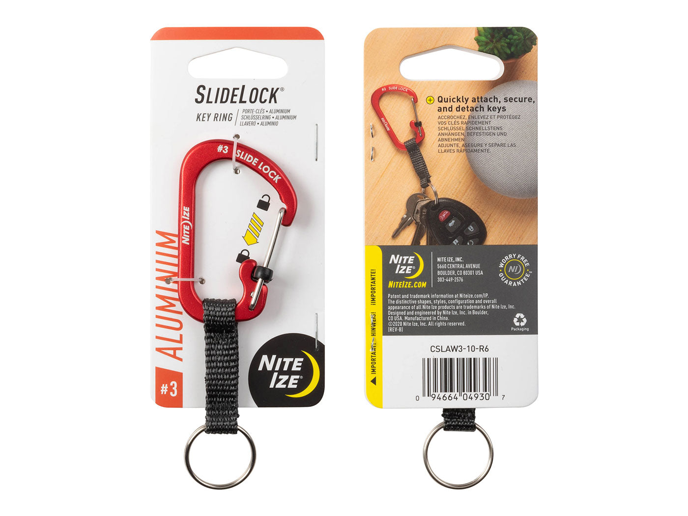 Nite Ize Karabijnhaak Slidelock Sleutelring  #3