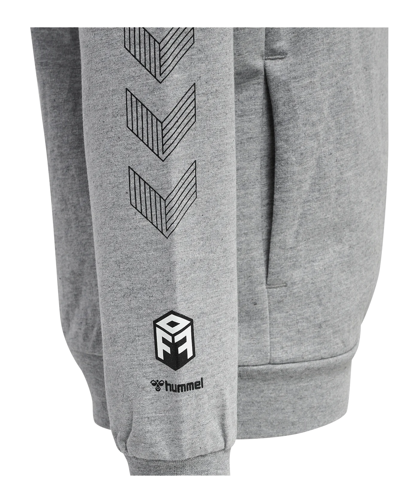Hummel hmlMOVE Grid Hoody Kids Grau F2006