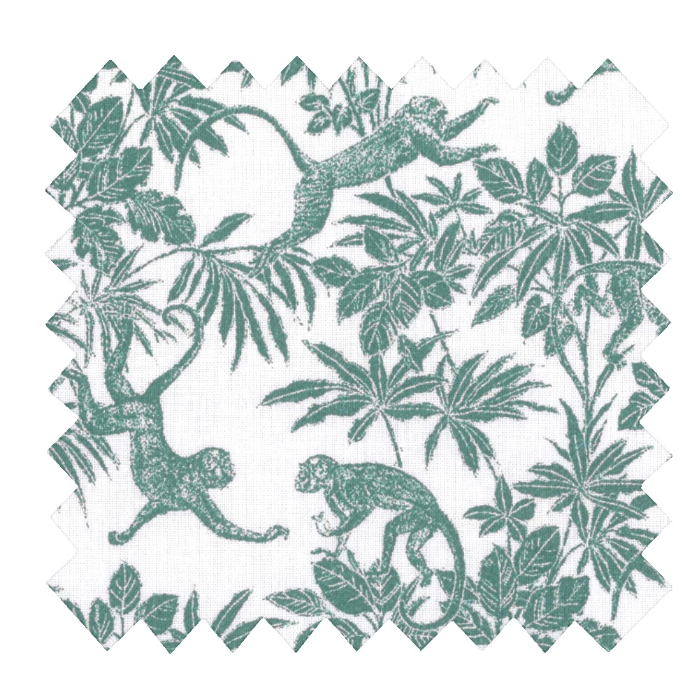 Tissu Coton Au Mètre Jungle Vintage