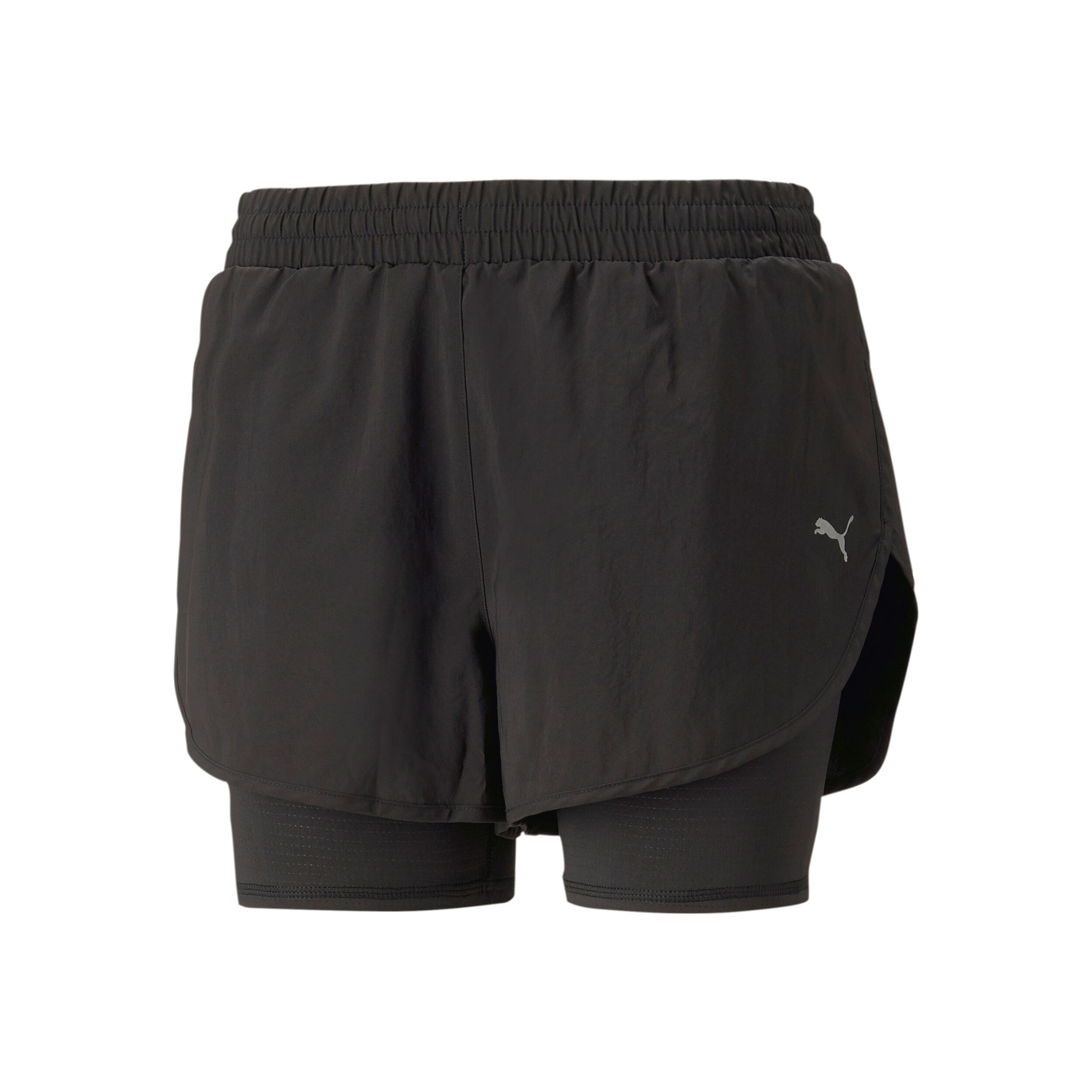 Puma Run Favorite Woven 2in1 3in Short De Running Femmes - Noir