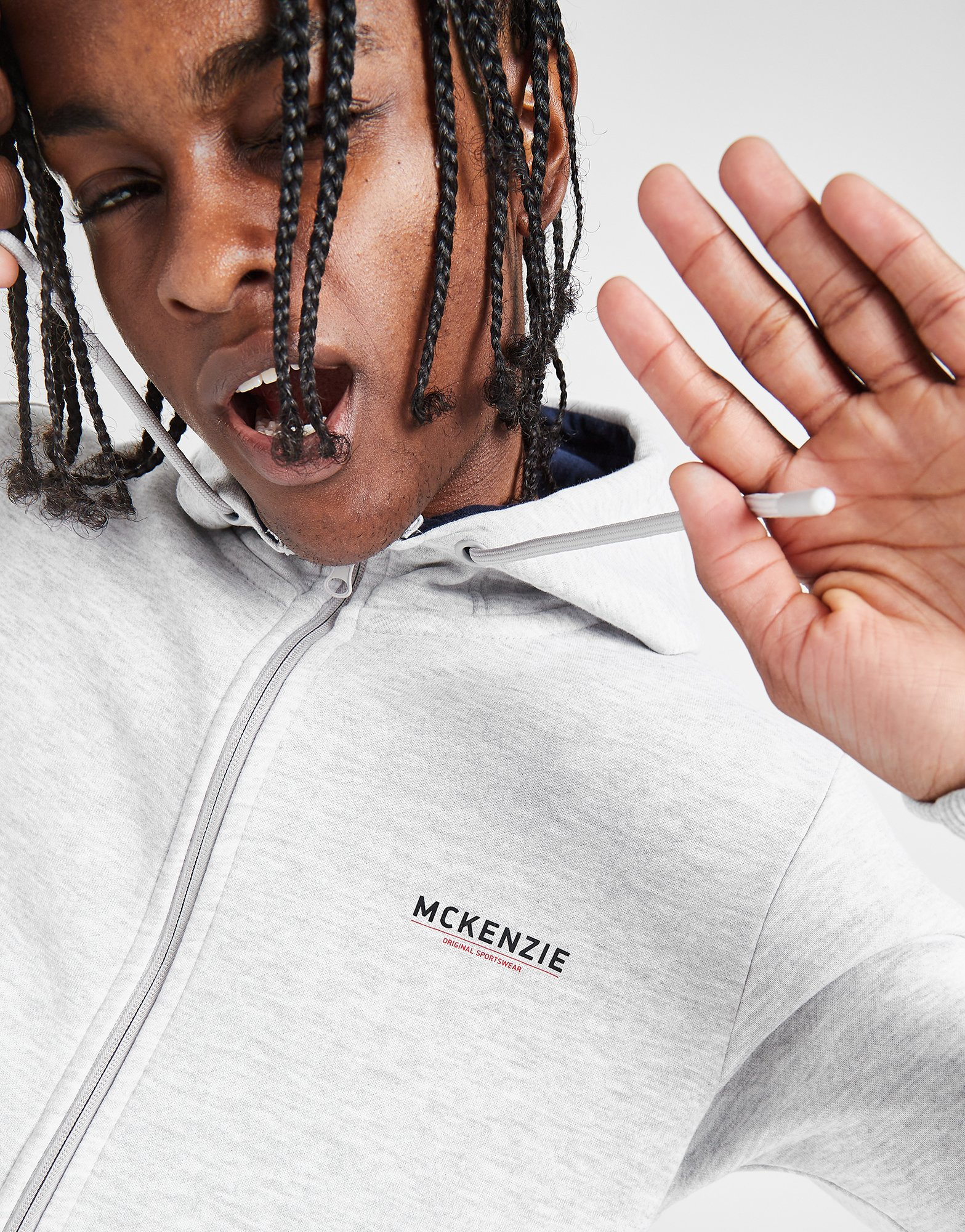 McKenzie Sweat à Capuche Zippé Essential Homme