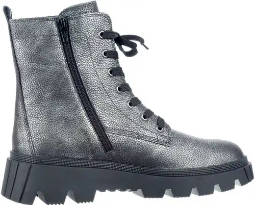 51.821.60 Gabor grijs/zwart - maat 9 veterboot grijs/zwart - maat 9 Calandschoen