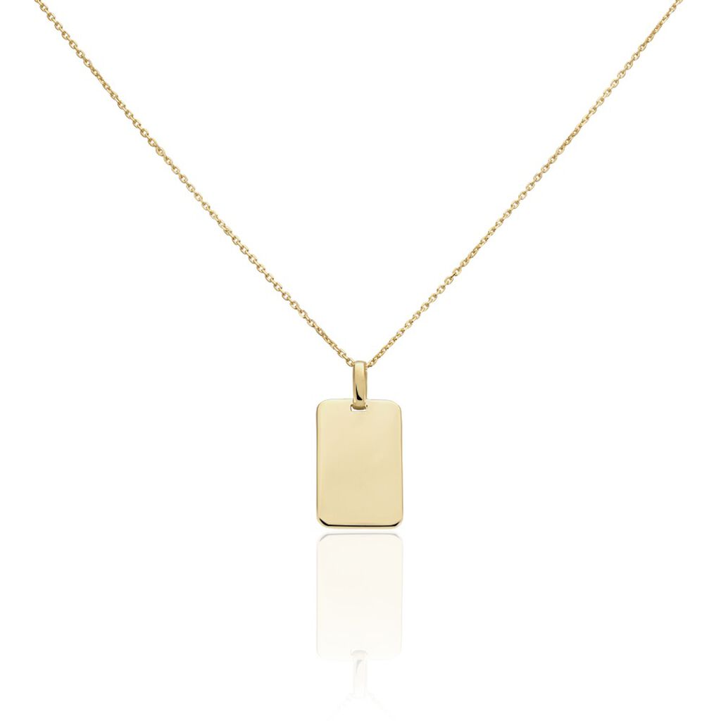 Collier Plaqué Or Jaune Idiattis