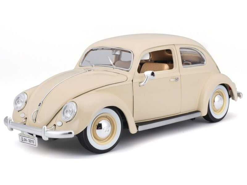 BBurago Volkswagen Käfer 1955 Beige 1:18 Sammlermodell im Massstab 1:18