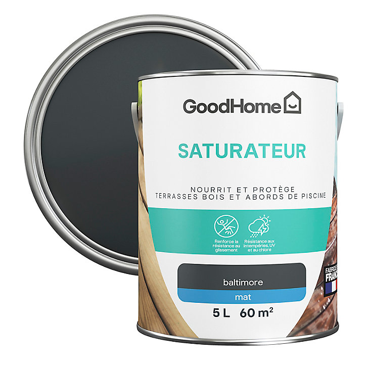 Saturateur extérieur terrasse Gris mat GoodHome 5L