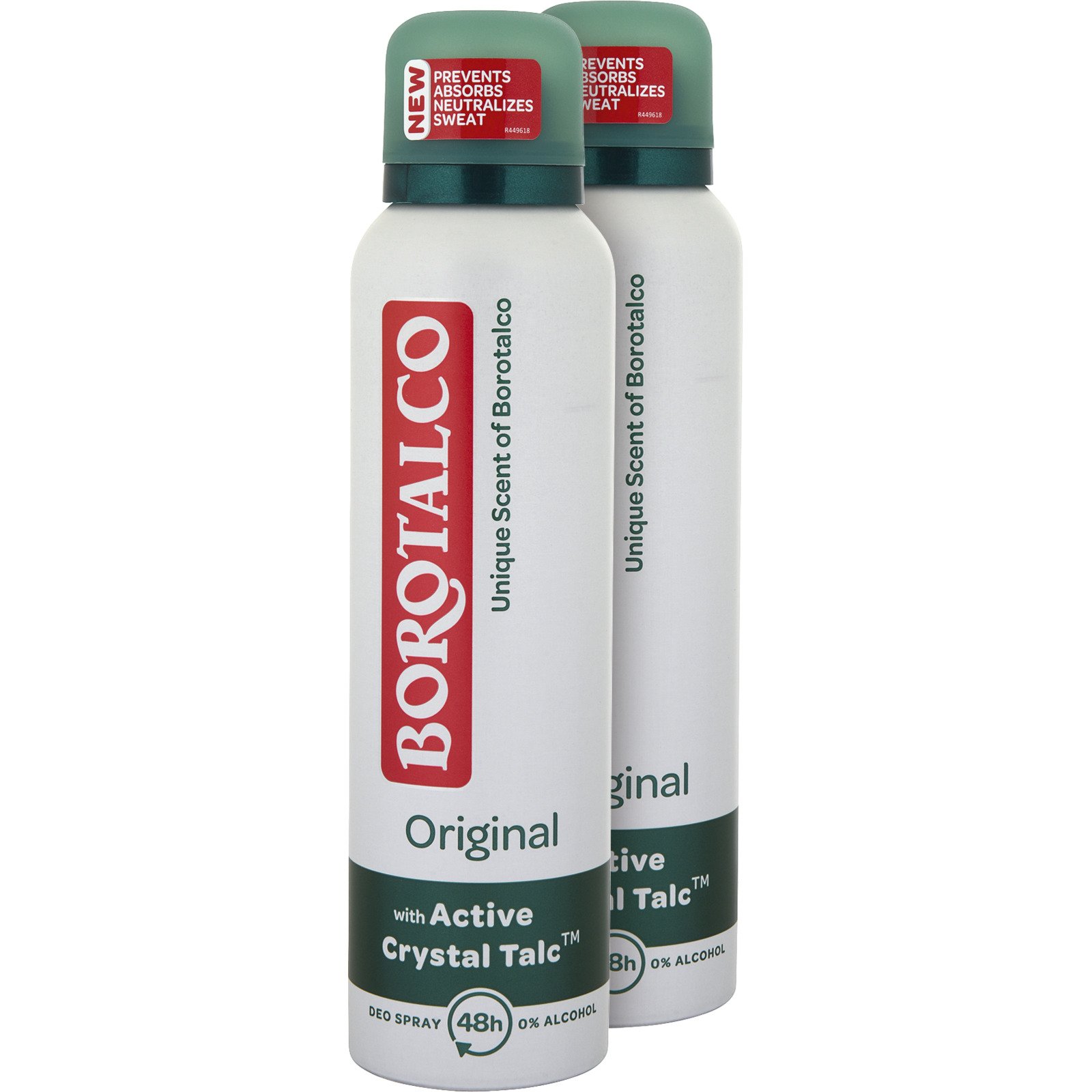 Borotalco Original Deo Spray 2 x 150 ml