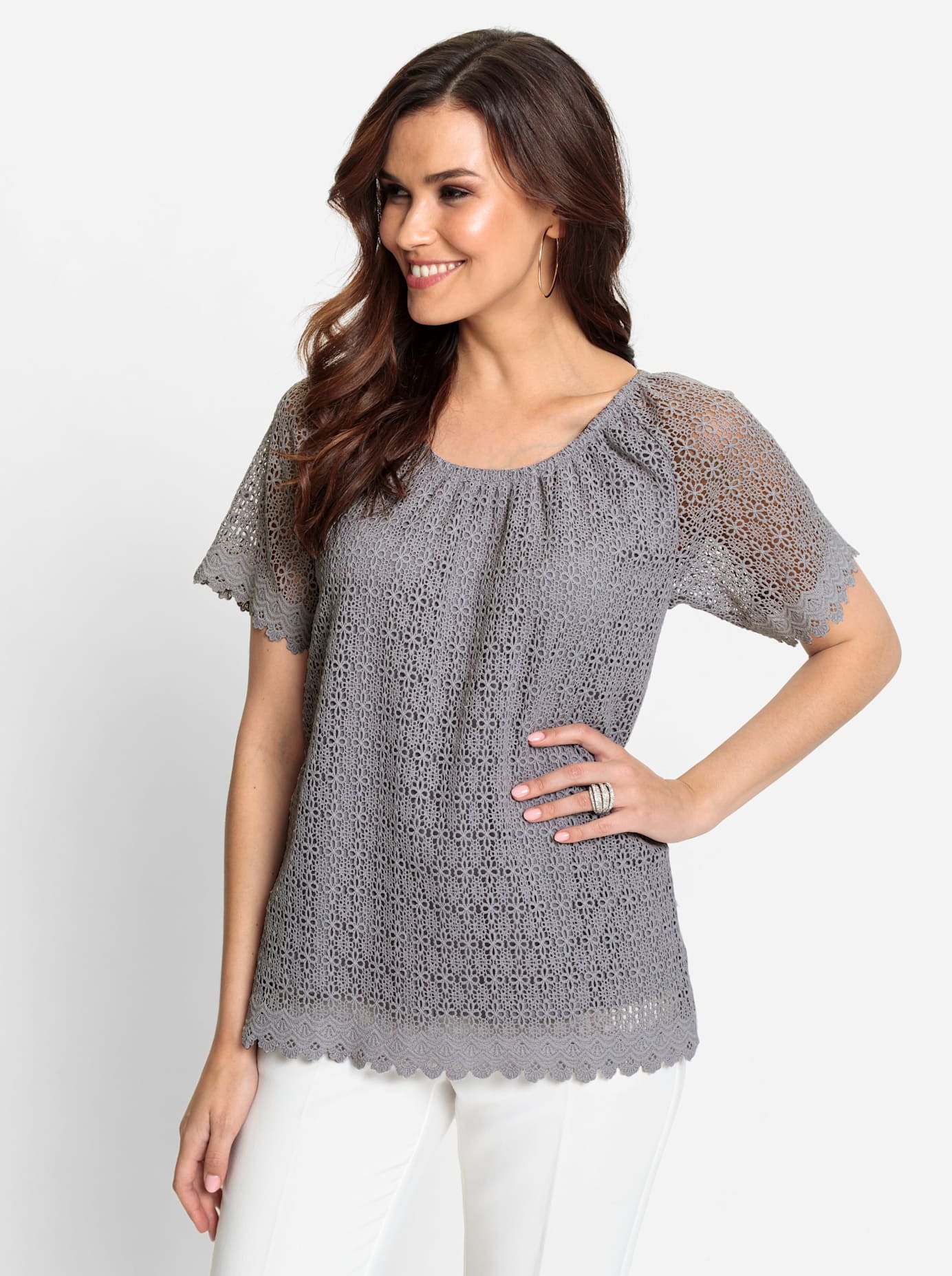 Lady Spitzenshirt »Shirt« 1 Stk. tlg.