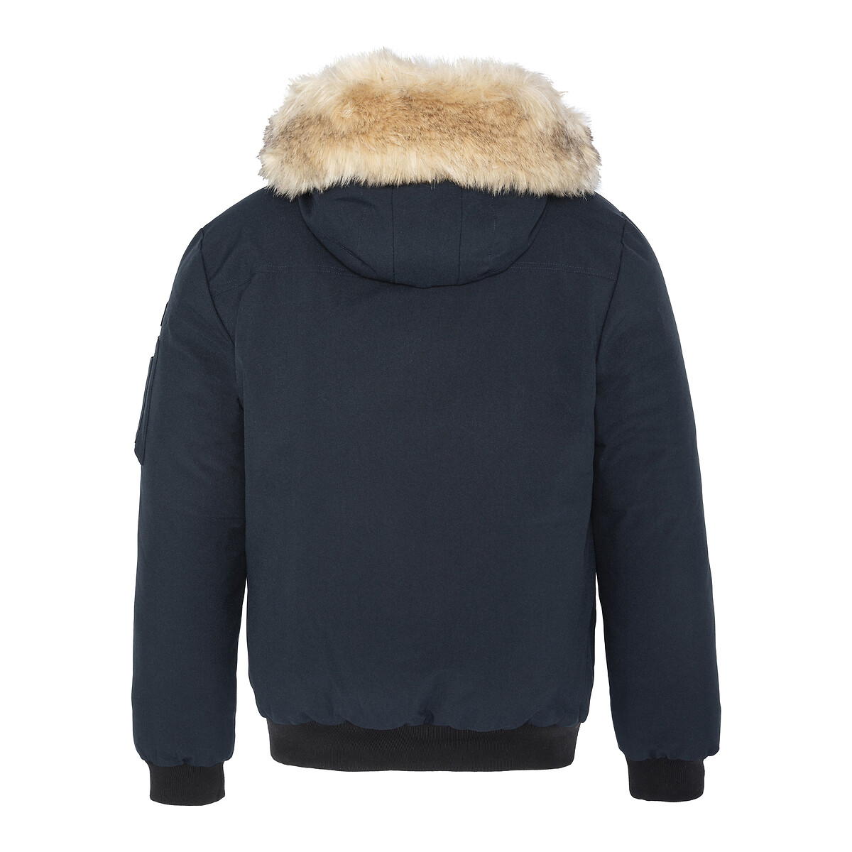 SCHOTT<br>Jaqueta bomber quente com zíper e capuz Keyburn