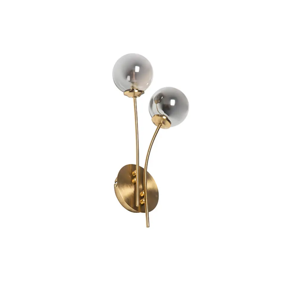 Qazqa wandlampen athens goudkleurig g9